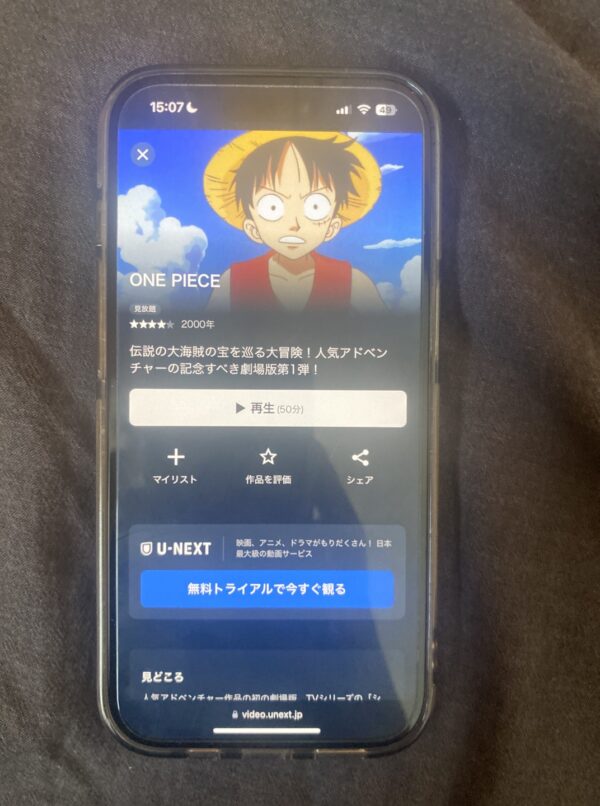 ONE PIECE U-NEXT