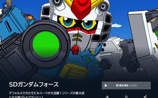 SDガンダムフォース U-NEXT