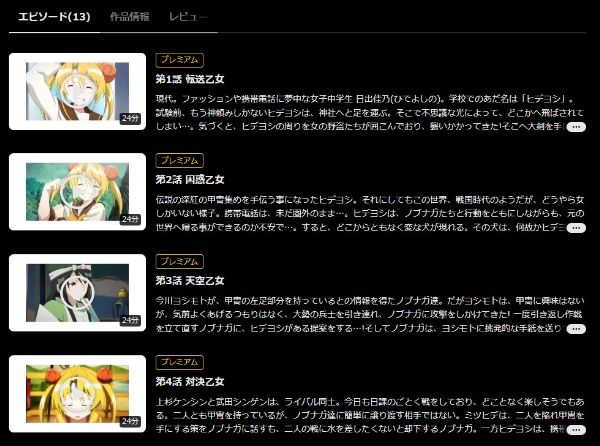 戦国乙女~桃色パラドックス~ DMM TV