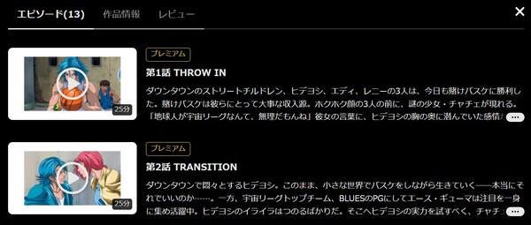 BUZZER BEATER(1期) DMM TV
