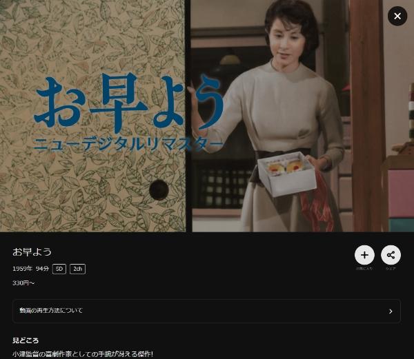 お早ようDMMTV