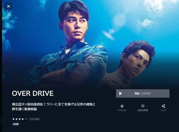 OVER DRIVE U-NEXT