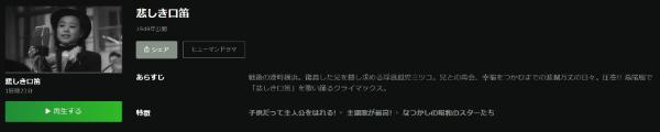 悲しき口笛 Hulu