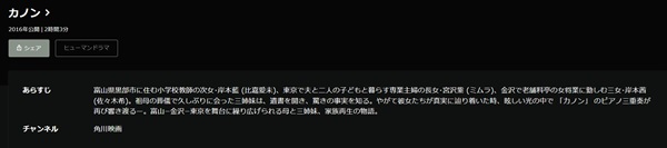 カノンHulu