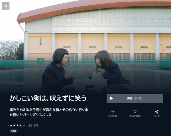 かしこい狗は、吠えずに笑うU-NEXT