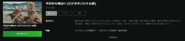今日から俺は!!(ビデオオリジナル版) Hulu