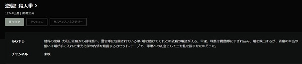 逆襲!殺人拳Hulu