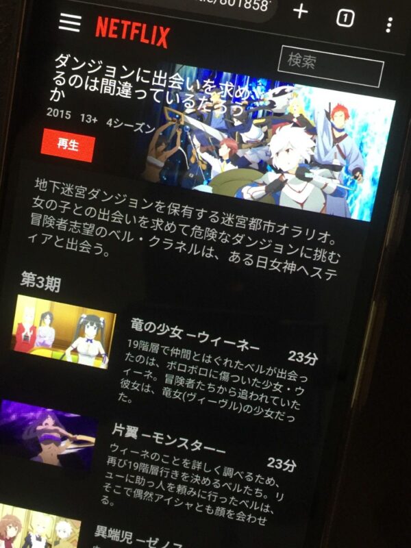 ダンジョンに出会いを求めるのは間違っているだろうか全シリーズまとめ netflix