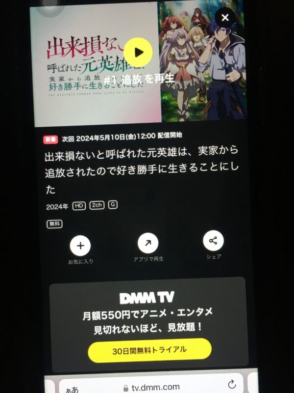 出来損ないと呼ばれた元英雄は、実家から追放されたので好き勝手に生きることにした dmmtv