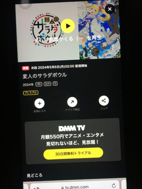 変人のサラダボウル dmmtv