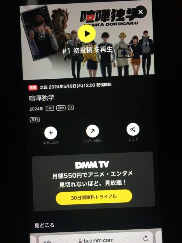 喧嘩独学 dmmtv
