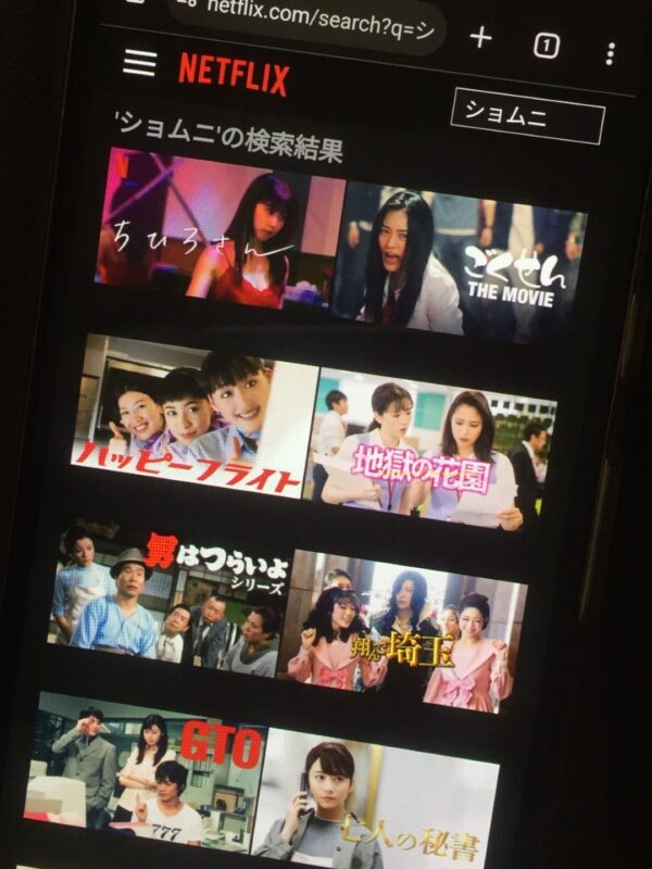 ショムニ全シリーズまとめ netflix