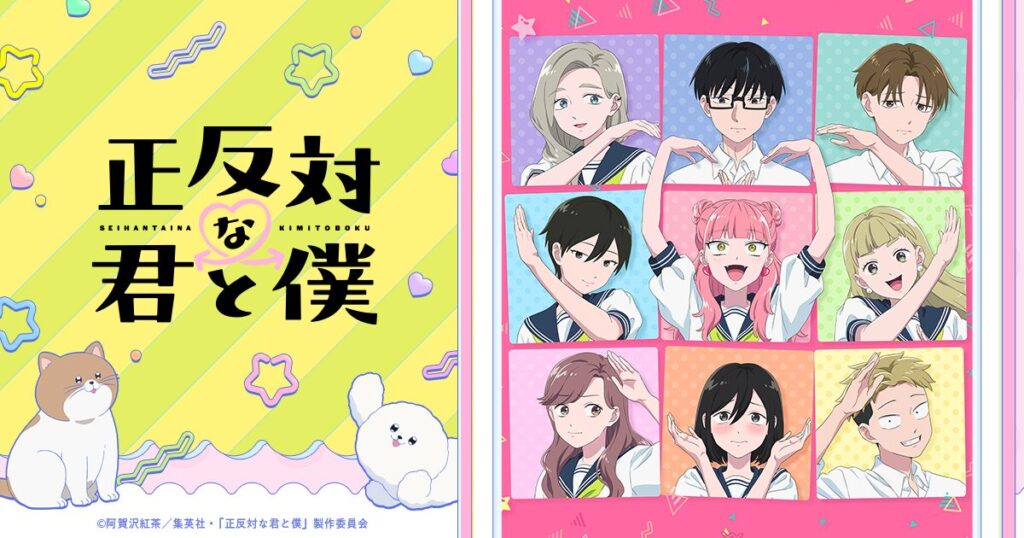 アニメ｜正反対な君と僕 第2期の配信はいつから？テレビ放送・配信情報まとめ