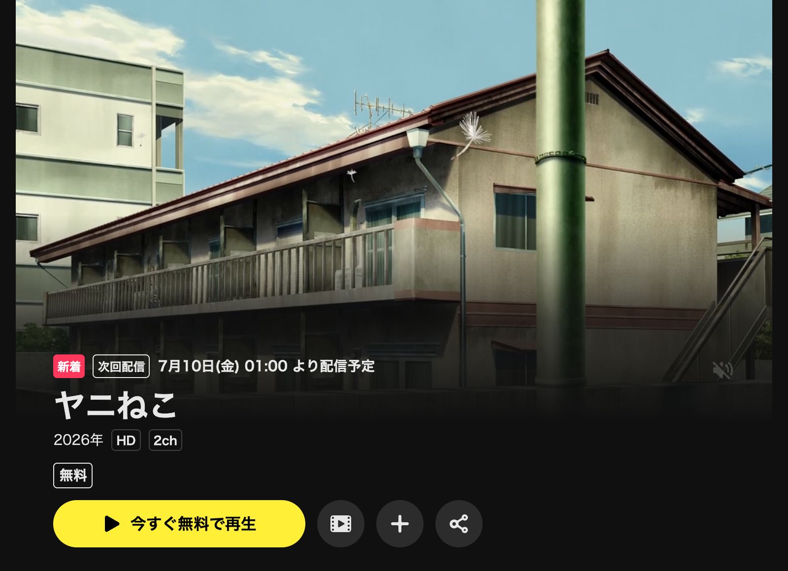 DMM TV ヤニねこ