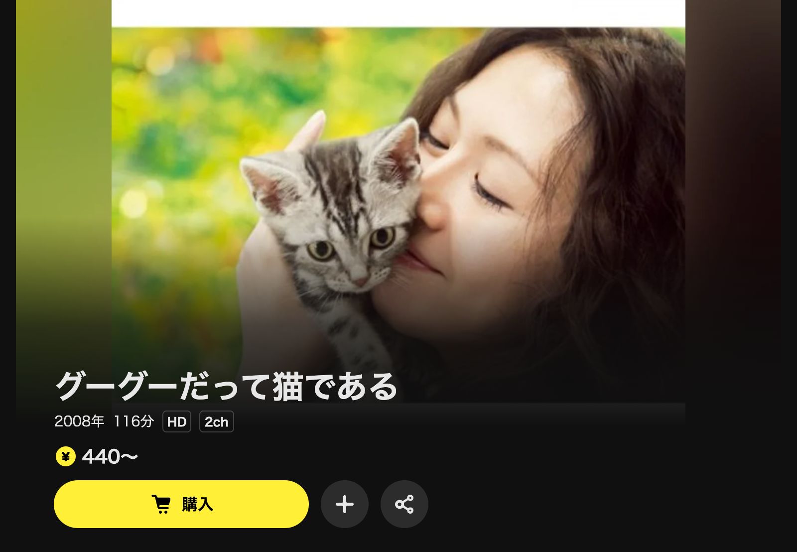 DMM TV グーグーだって猫である