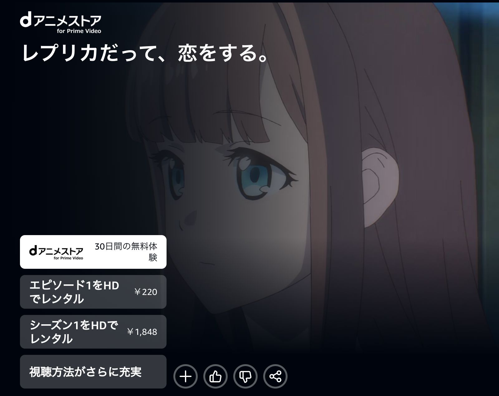 Amazon レプリカだって、恋をする。