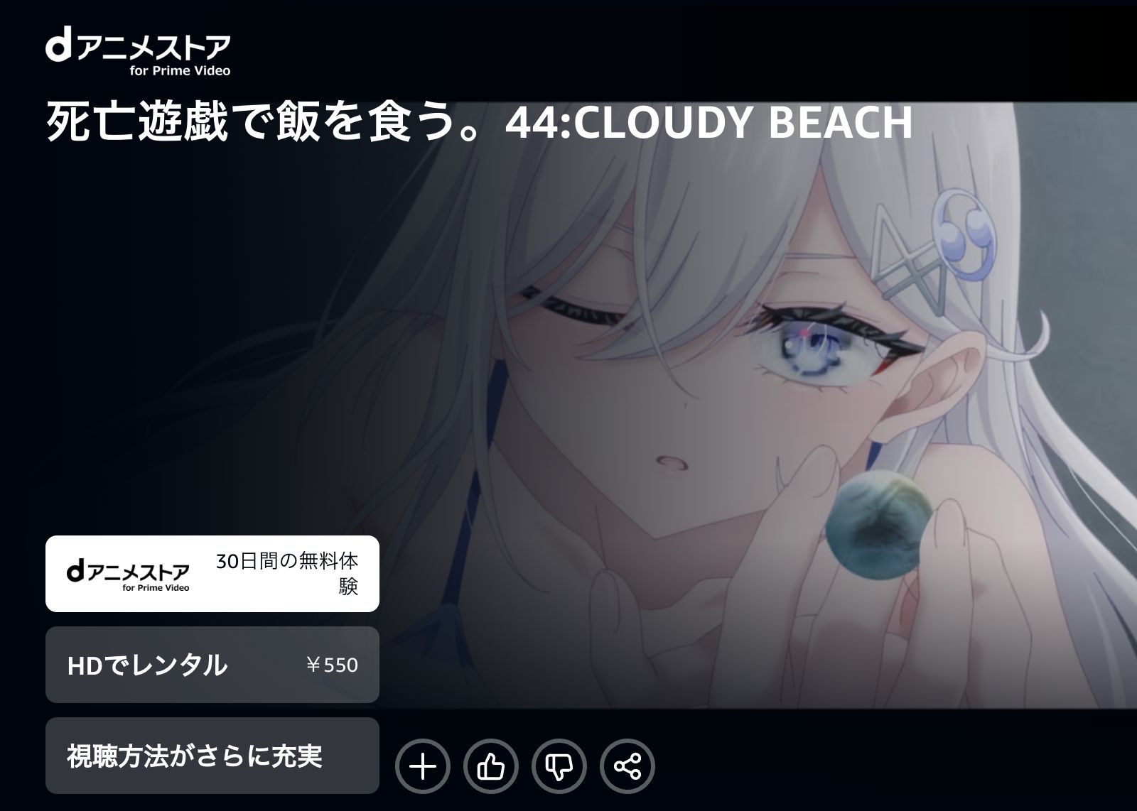 Amazon 死亡遊戯で飯を食う。44:CLOUDY BEACH