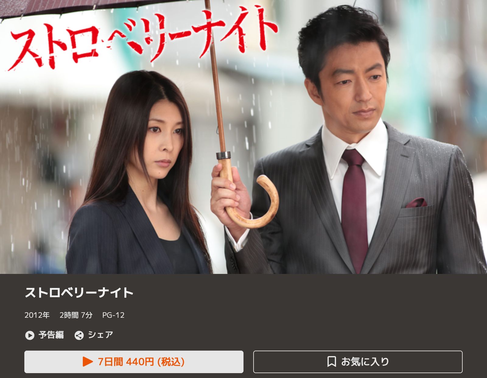 TELASA ストロベリーナイト