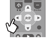 十字ボタンでCS161 /QVC(キューヴィーシー)を選局してください