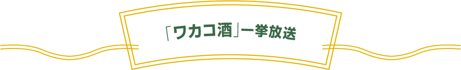 「ワカコ酒」一挙放送