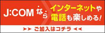 J:COMならインターネットや電話も楽しめる！